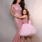 Leto Mommy & Daughter Blush Pink Gown & Dress - Debbie Carroll