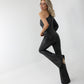 Hemera Black One Shoulder Sequin Jumpsuit - Debbie Carroll